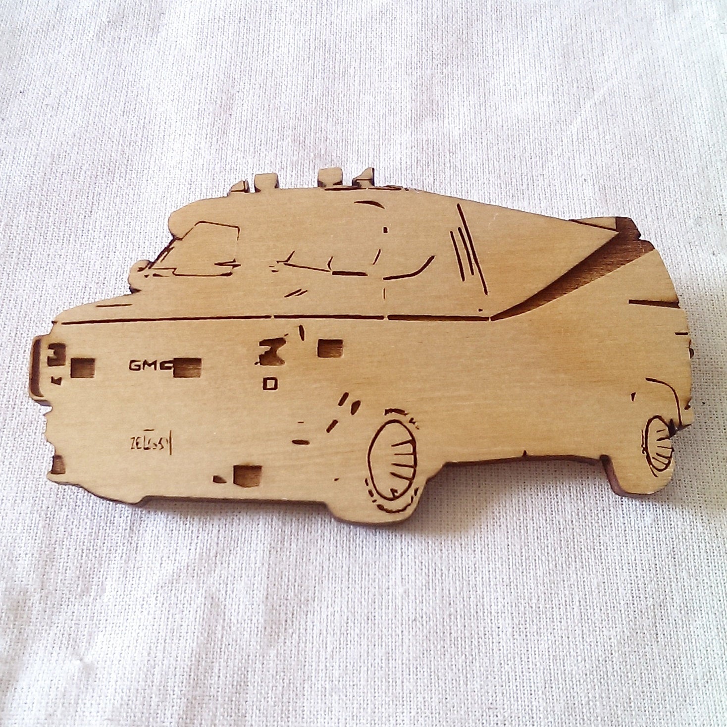 Limited Edition GMD- A Team Van, The A Team Wood Cut Key Ring - Magnet - ByCandlelight27