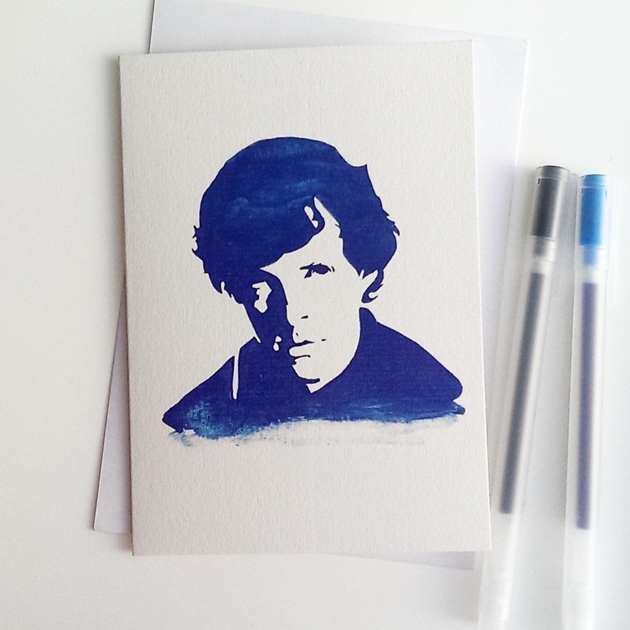 Benedict Cumberbatch, Sherlock Holmes, Star Trek, War Horse, Greetings Card - ByCandlelight27