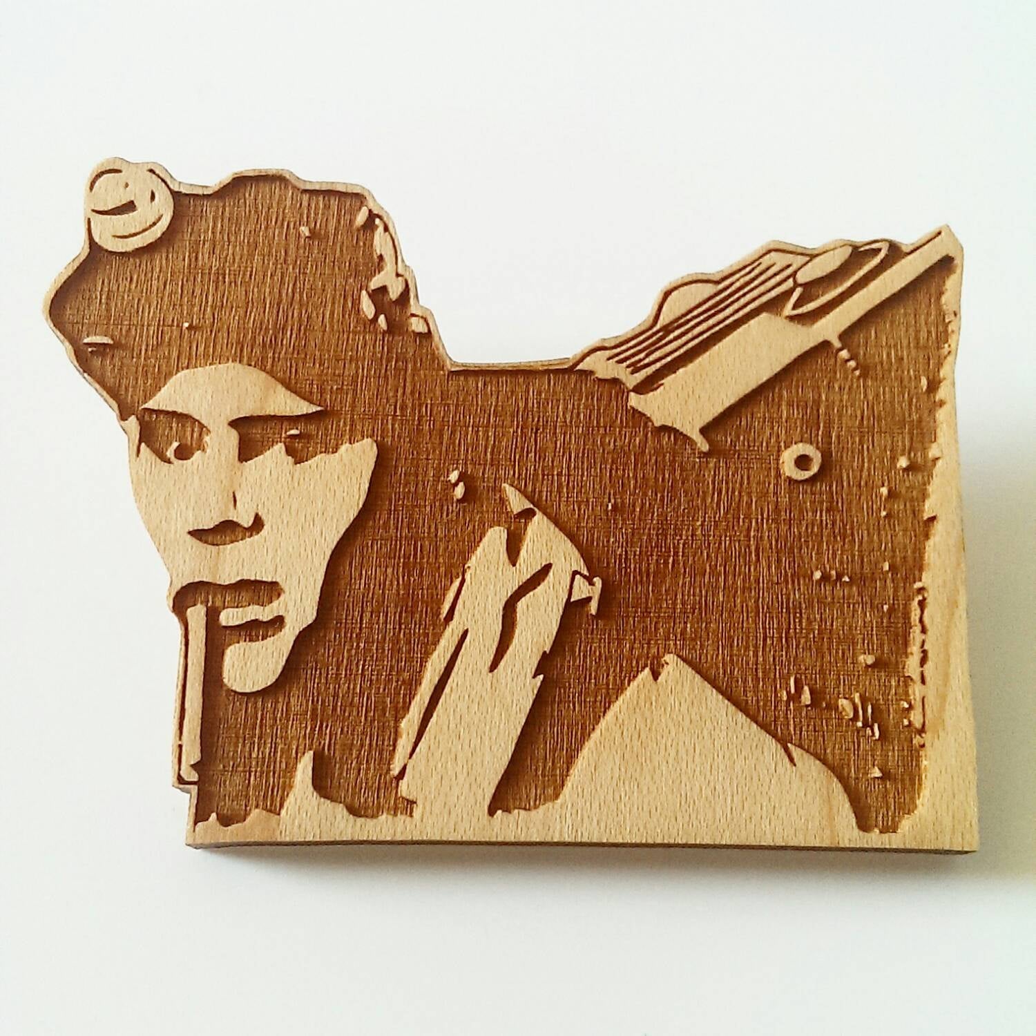 Limited Edition - Dan Aykroyd - Ray Stanz - Ghostbusters - Engraved Brooch - Key Ring - ByCandlelight27