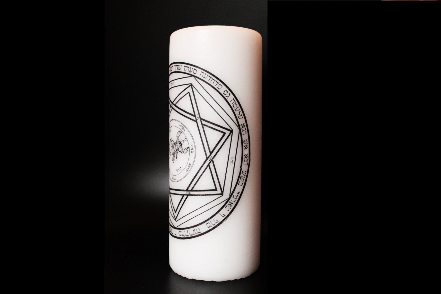 Devils Trap - Supernatural - Pillar Candle - Goth Decor Decor - ByCandlelight27