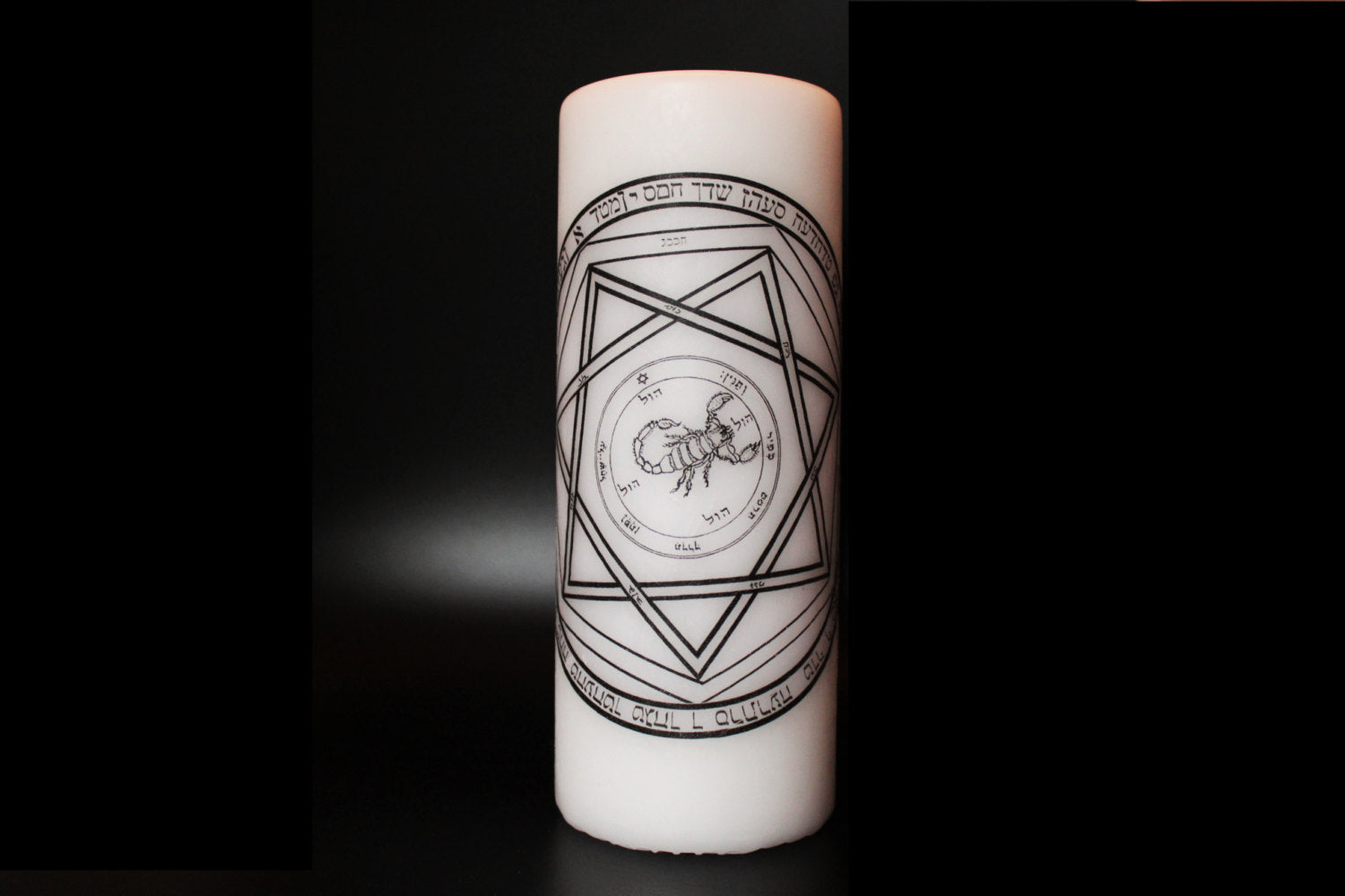 Anti Possession sign - Supernatural - Pillar Candle - Goth Decor Decor - ByCandlelight27