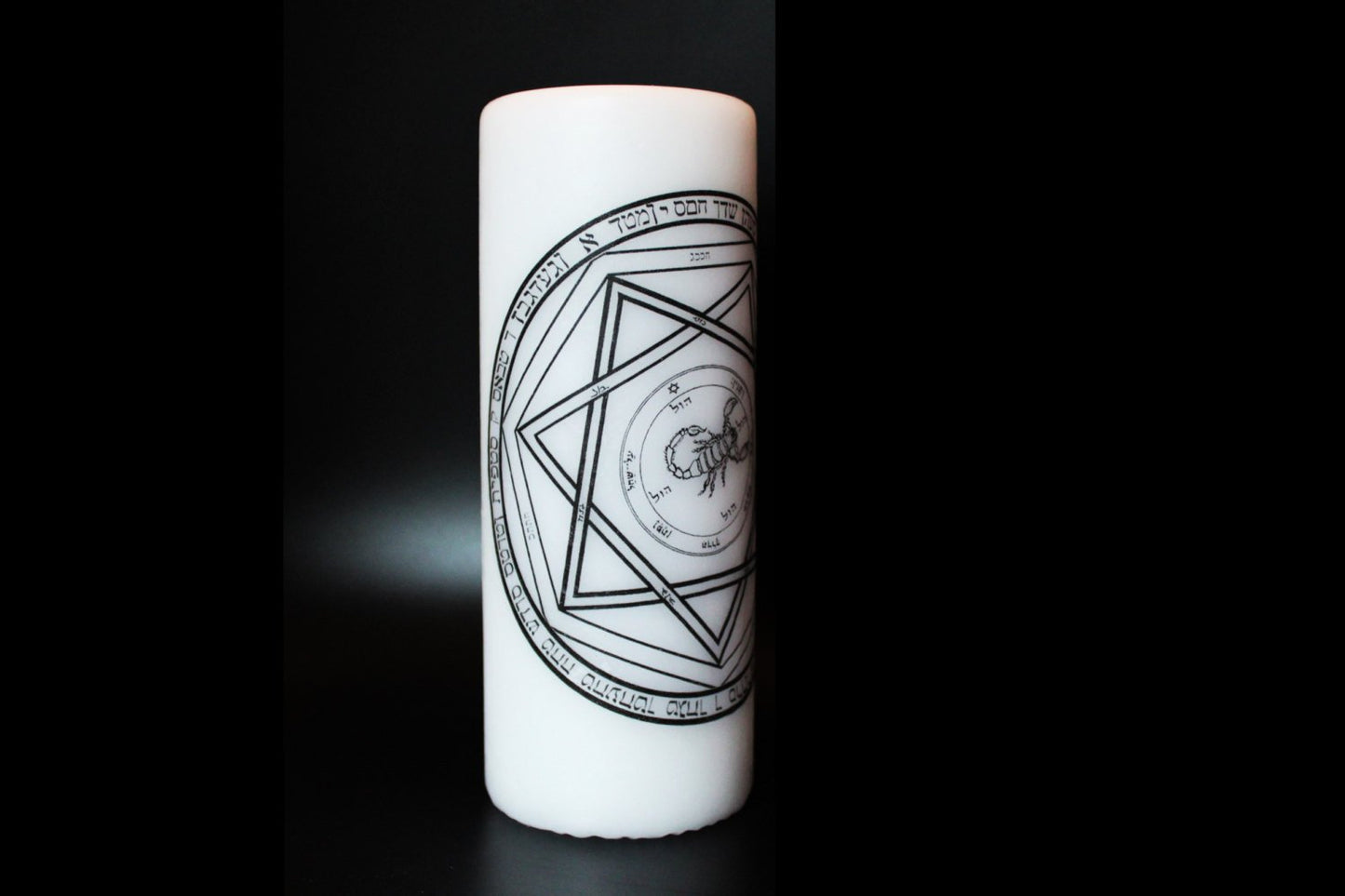 Devils Trap - Supernatural - Pillar Candle - Goth Decor Decor - ByCandlelight27