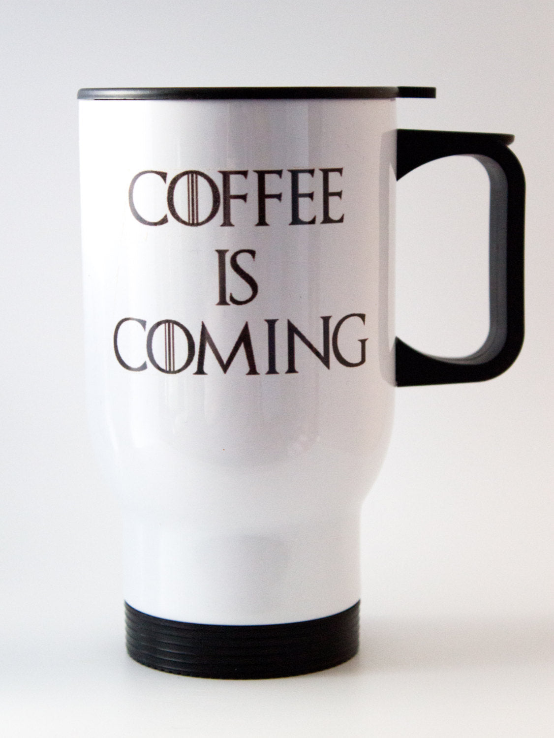 Game Of Thrones - Coffee is Coming - Winter Is Coming - House of Stark - 14oz Travel Cup - ByCandlelight27