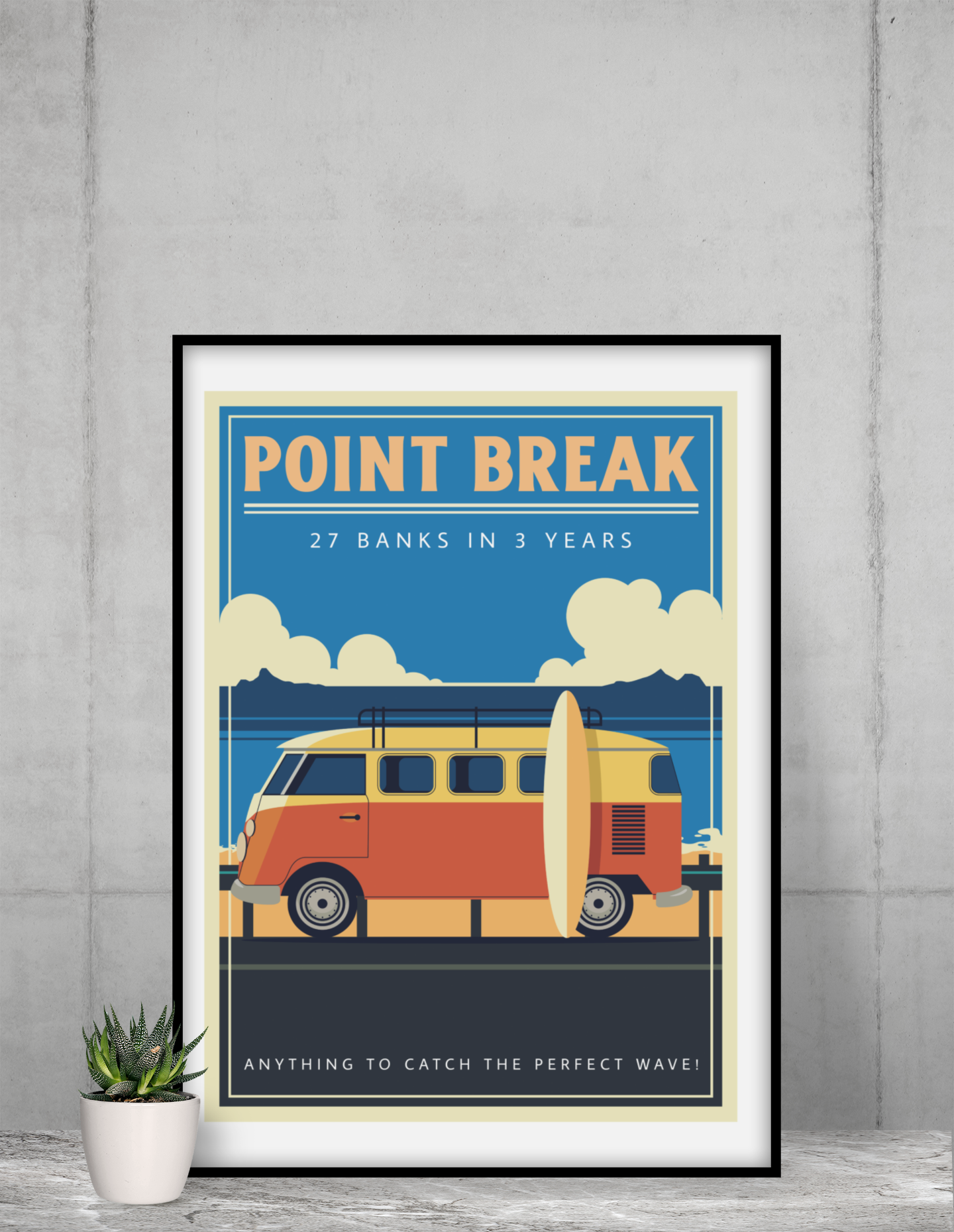 Point Break Giclee Art Print